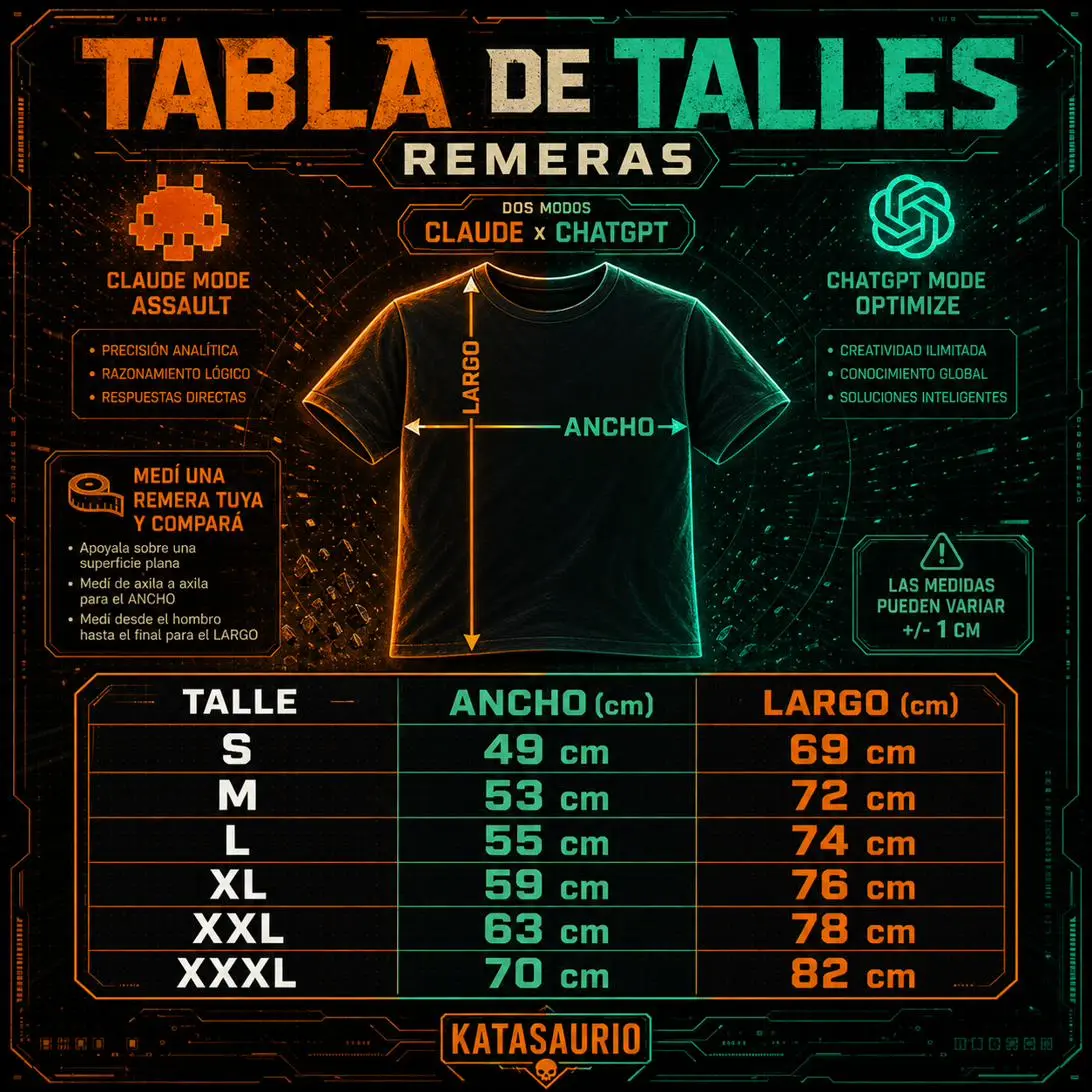 Tabla de talles Claude