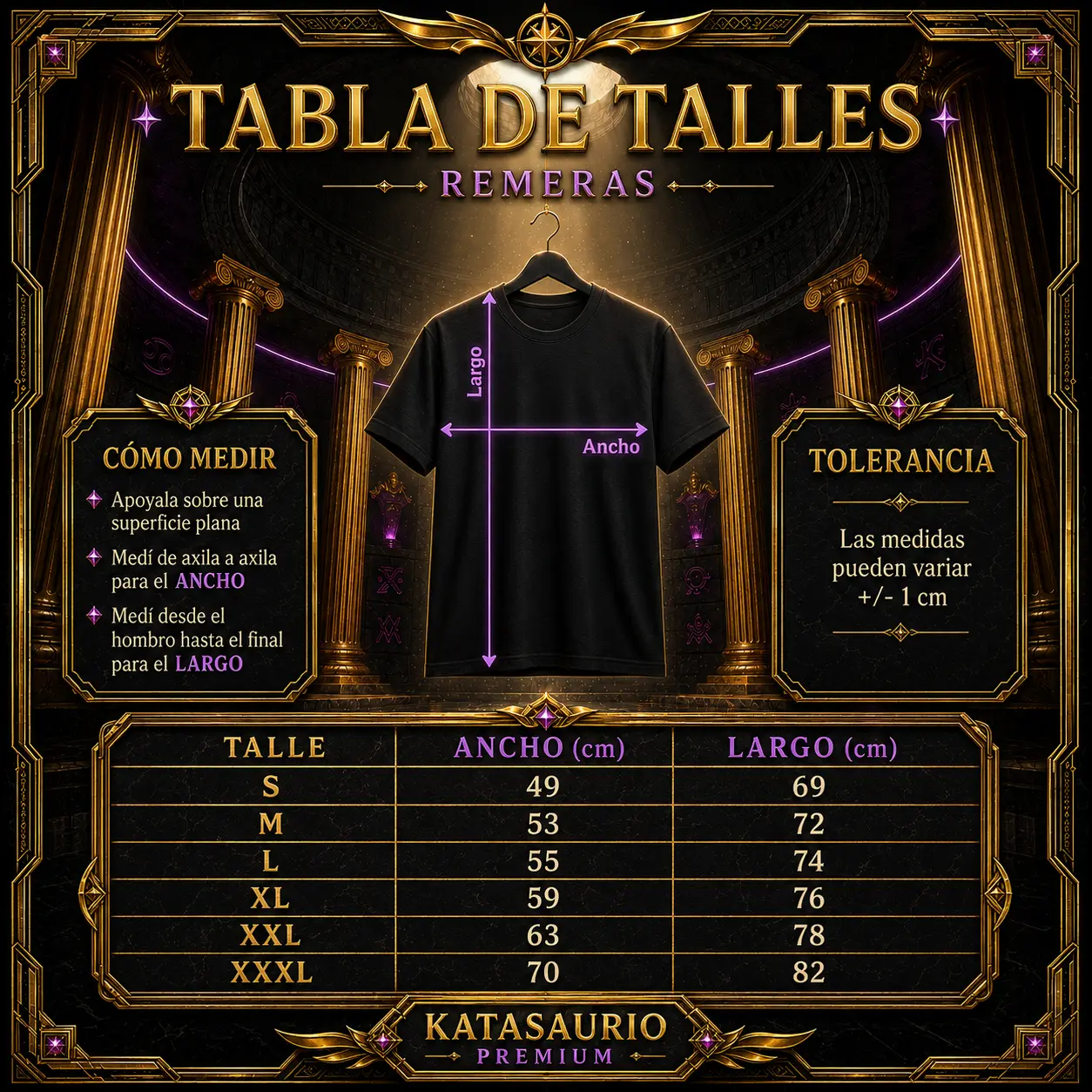 Tabla de talles